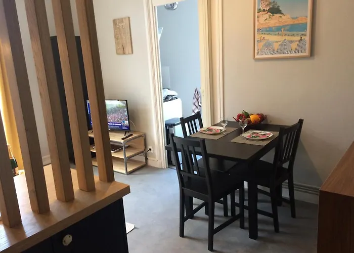 Dinard: studio à 100 m de la plage de L'Ecluse