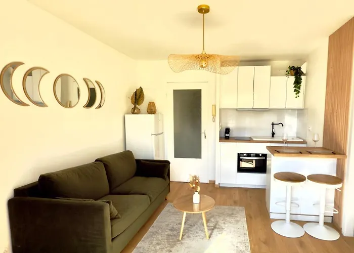 Appartement Cosy 1 chambre pour 2 pers - rénové - terrasse - parking